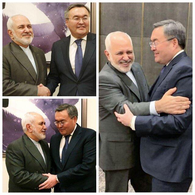 رایزنی ظریف با وزیر امورخارجه قزاقستان رایزنی ظریف با وزیر امورخارجه قزاقستان