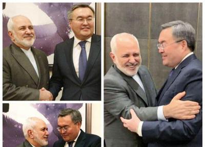 رایزنی ظریف با وزیر امورخارجه قزاقستان