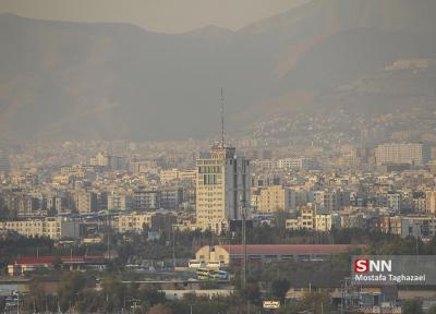 شدت غلظت آلاینده های جوی تهران در حال کاهش است، هوای تهران امروز بارانی