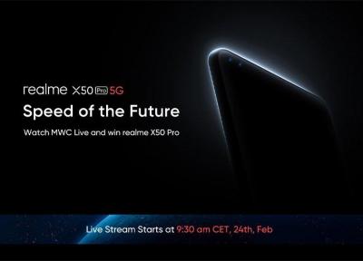 گوشی ریلمی X50 پرو 5G از نمایشگر 90 هرتزی و شارژر سریع 65 واتی پشتیبانی خواهد نمود!