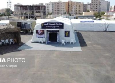 بیمارستان صحرایی کووید 19 در بندرعباس به بهره برداری رسید