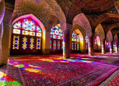 میهمانی رنگ و نور در مسجد نصیرالملک شیراز