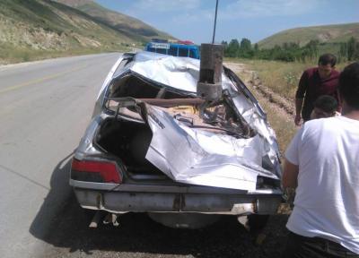 خبرنگاران حادثه رانندگی در خلخال چهار مصدوم برجای گذاشت