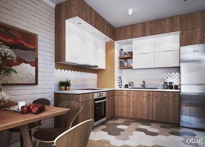 30 مدل چیدمان آشپزخانه ال شکل با طراحی کاربردی و اصولی