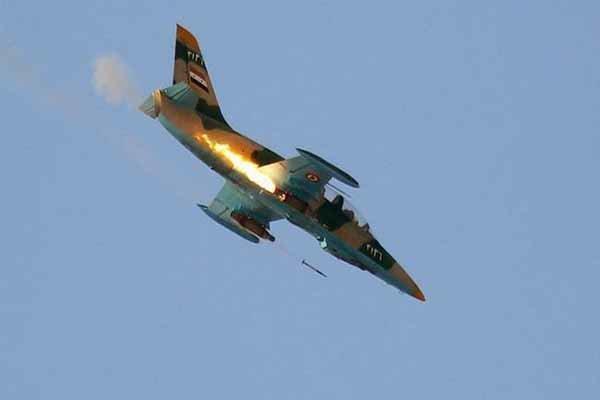 بمباران انبار عظیم سلاح و مهمات تروریستها در شمال غرب سوریه