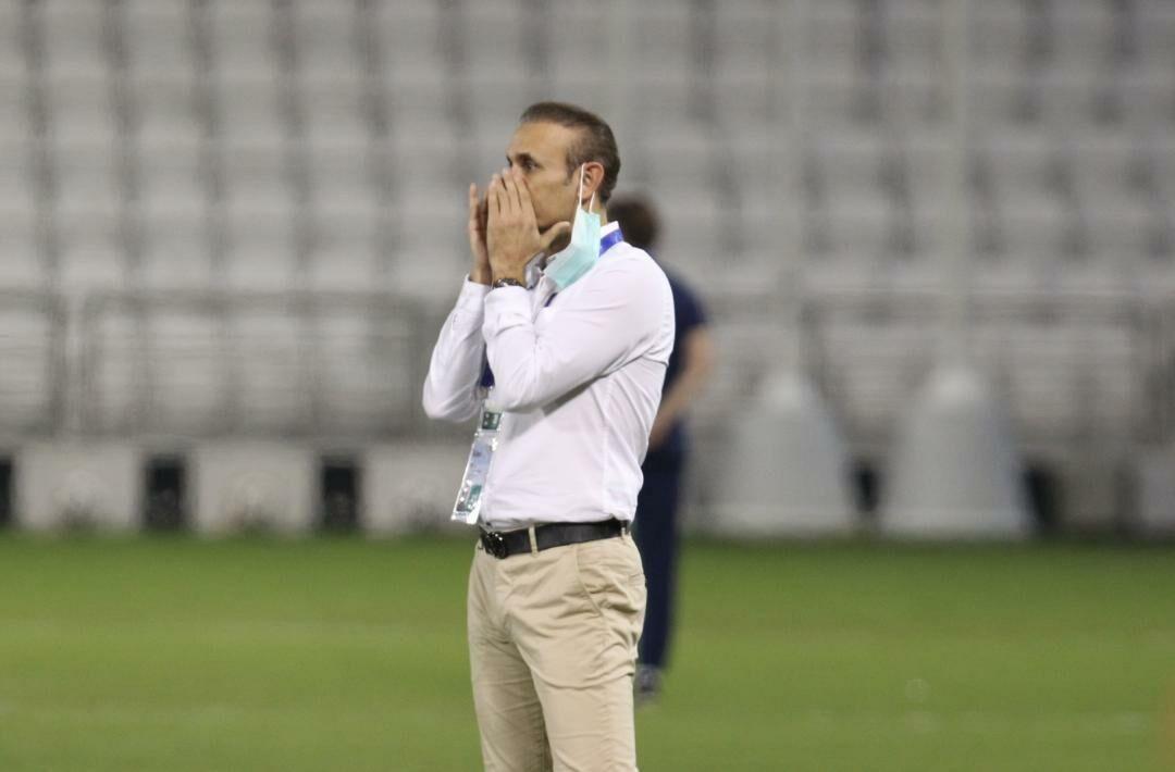 خبرنگاران گل محمدی: به بازیکنانم افتخار می کنم، از امشب باید روی النصر تمرکز کنیم