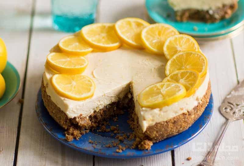 طرز تهیه چیز کیک لیمویی