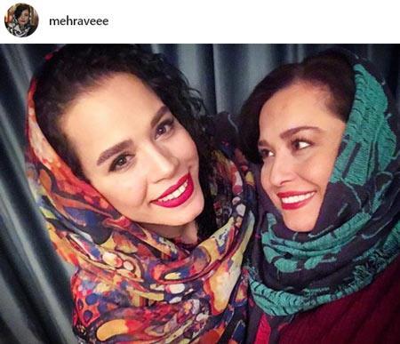 تبریک تولد مهراوه شریفی نیا به خواهرش ملیکا