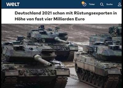 فروش 4 میلیارد یورو سلاح از ابتدای سال جاری
