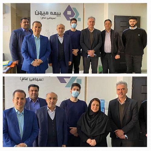 بازدید مدیرعامل بیمه میهن از شعبه غرب تهران بازدید مدیرعامل بیمه میهن از شعبه غرب تهران