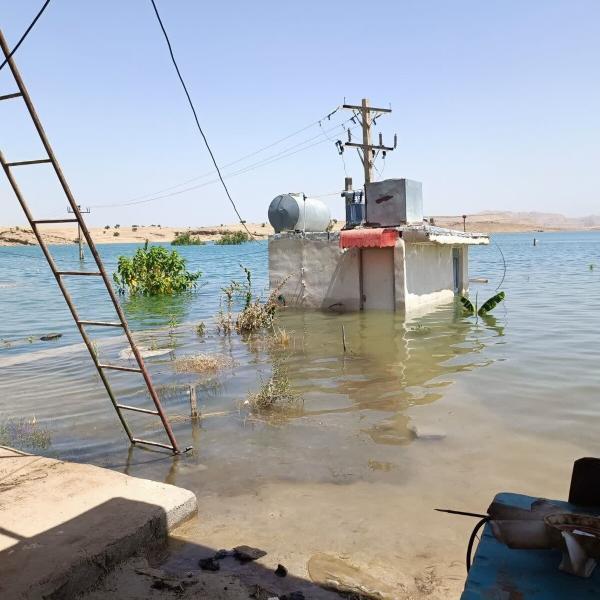 روستاهای حاشیه سد گتوند خوزستان زیر آب رفتند