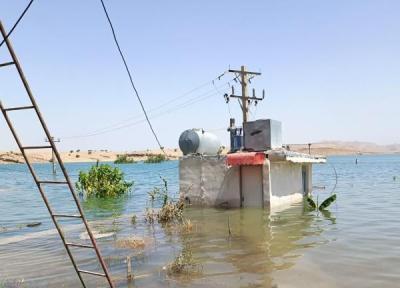 روستاهای حاشیه سد گتوند خوزستان زیر آب رفتند